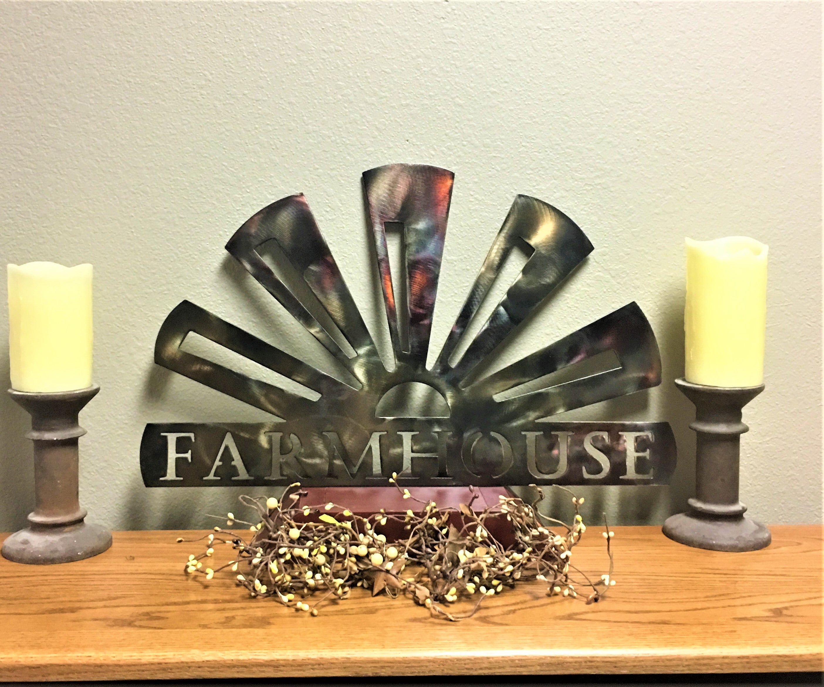 Windmill Farmhouse Sign - LAG Metal Worx