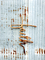 Faith Cross Metal Wall Art - LAG Metal Worx