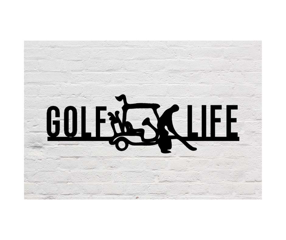 Golf Life metal wall art - LAG Metal Worx