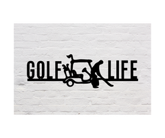 Golf Life metal wall art - LAG Metal Worx